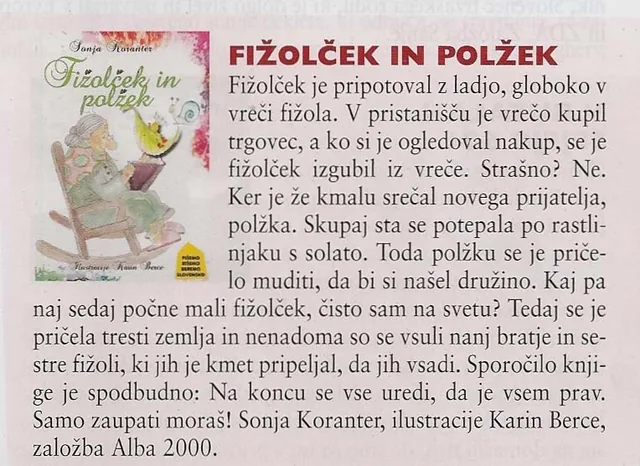 Moj malček o Fižolčku in polžku