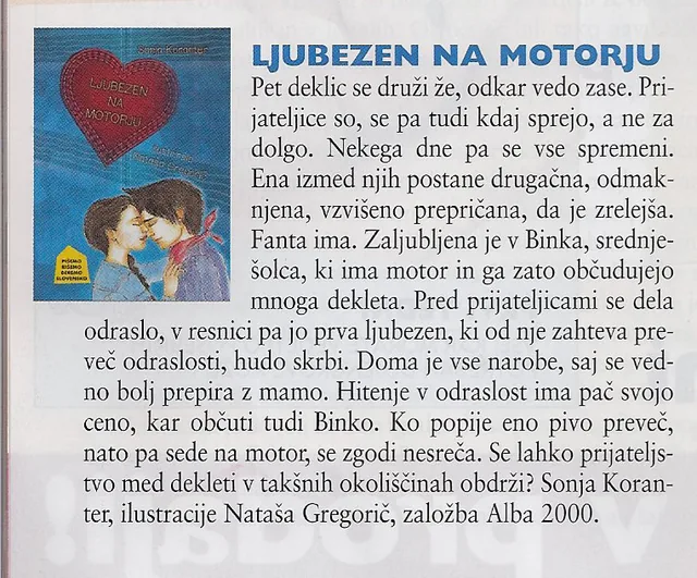 Moj malček o Ljubezni na motorju