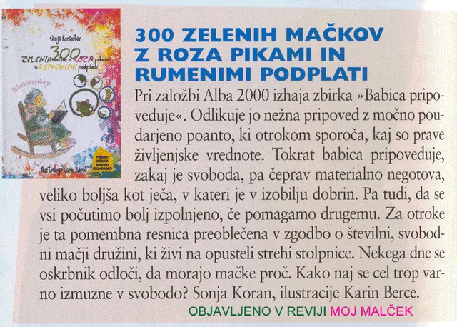 Moj malček o 300 zelenih mačkih